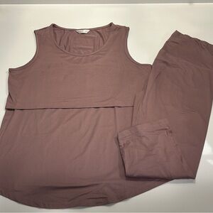 Kindred Bravely Nursing Dusty Rose Lounge Set